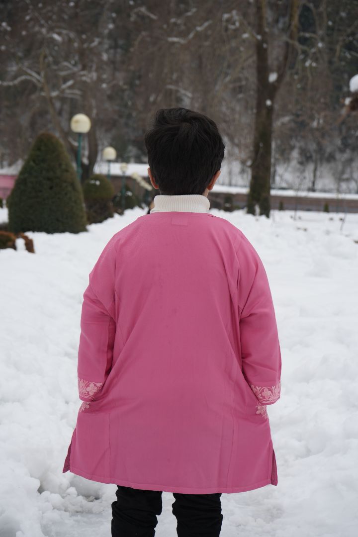 Luzito Traditional Kashmiri Pherans - Pink