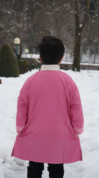 Luzito Traditional Kashmiri Pherans - Pink