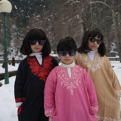 Luzito Traditional Brown Kashmiri Pheran - Golf