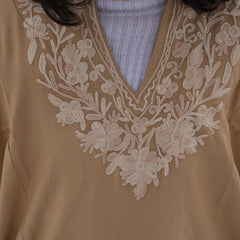 Luzito Traditional Brown Kashmiri Pheran - Golf