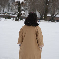 Luzito Traditional Brown Kashmiri Pheran - Golf