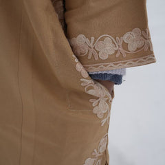 Luzito Traditional Brown Kashmiri Pheran - Golf