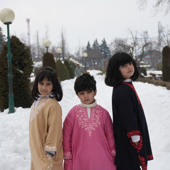 Luzito Traditional Brown Kashmiri Pheran - Golf