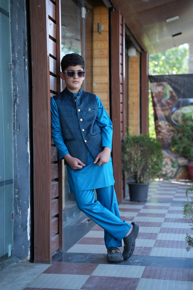 Kurta Shalwar Waistcoat