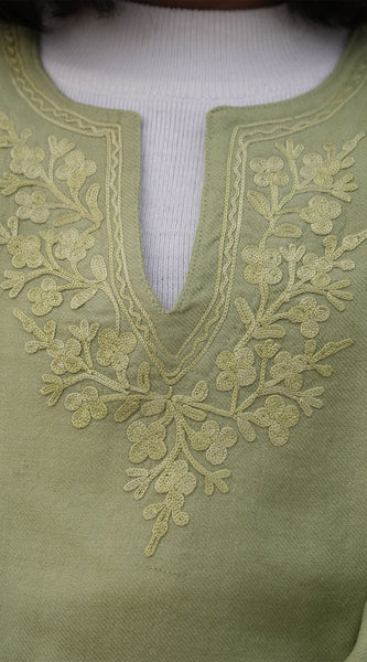 Noor Kurta Pheran - Bottle Green