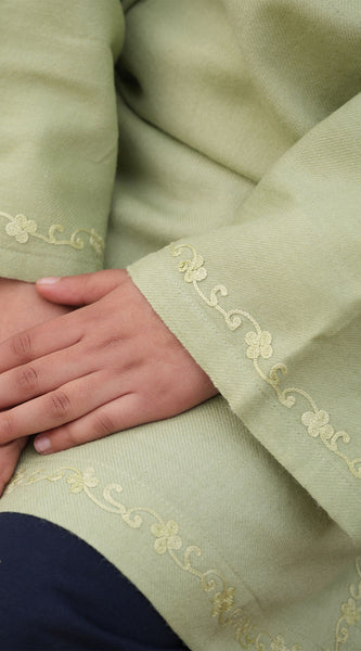 Noor Kurta Pheran - Bottle Green